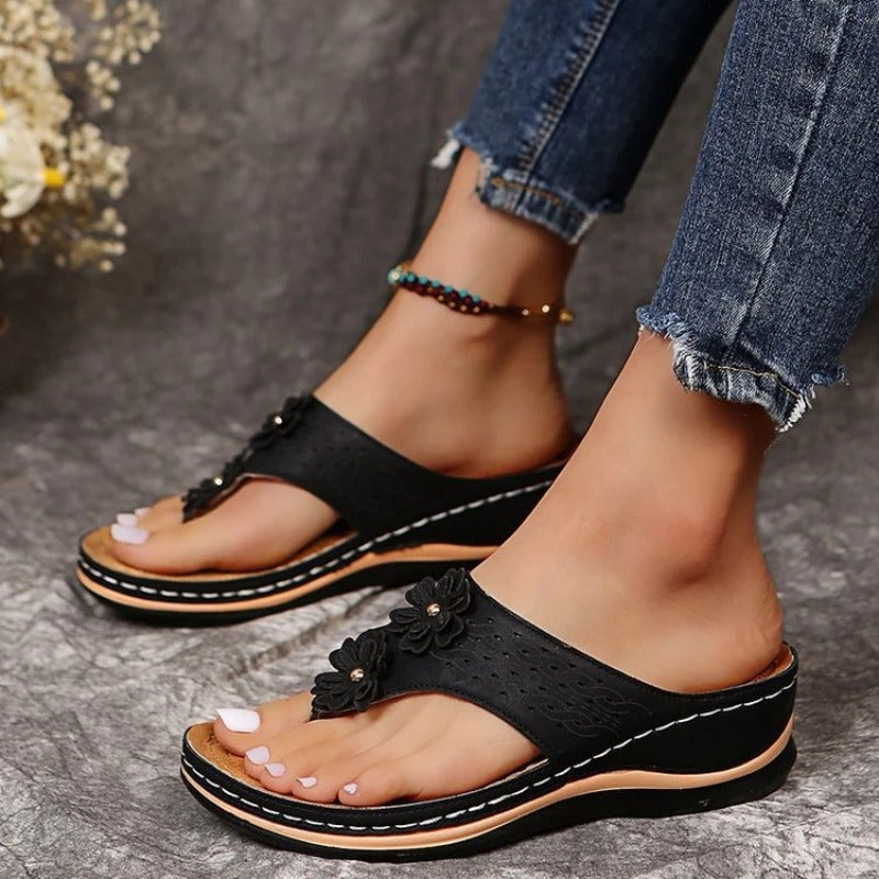 MAEVE - ARCH SUPPORT FLOWER NON-SLIP SANDALS