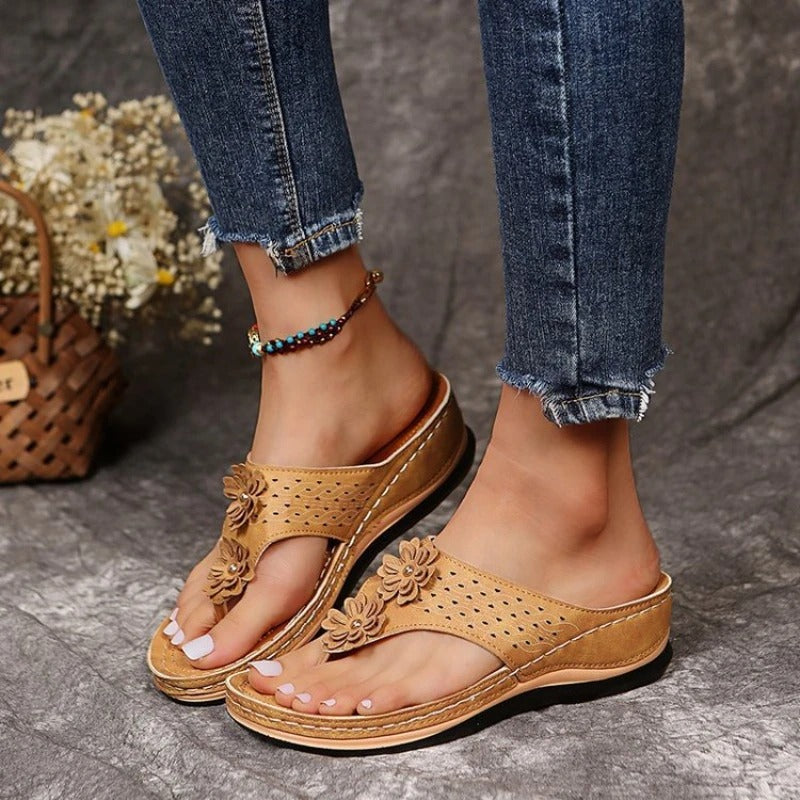 MAEVE - ARCH SUPPORT FLOWER NON-SLIP SANDALS