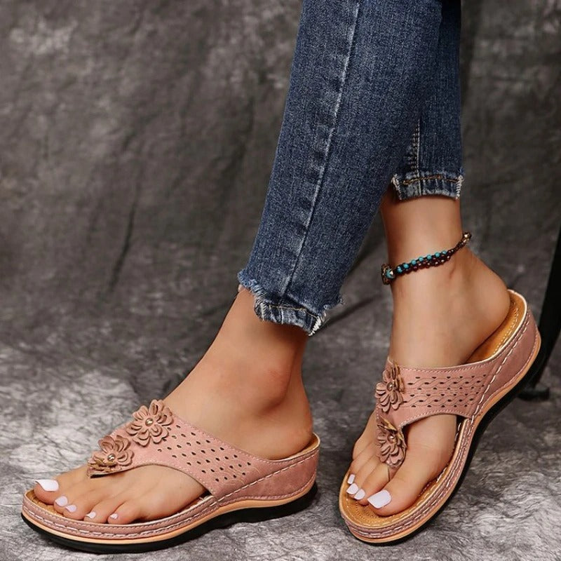 MAEVE - ARCH SUPPORT FLOWER NON-SLIP SANDALS